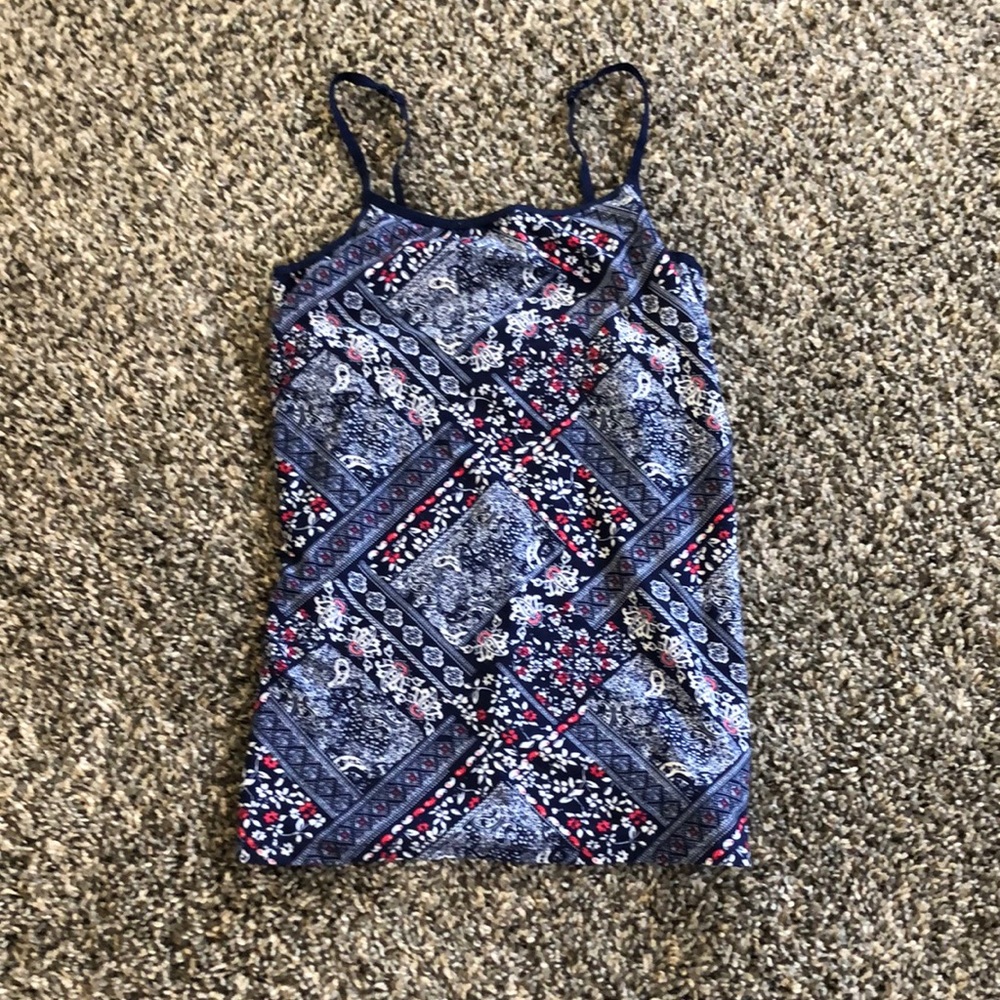 Girls country tang top bohemian pattern